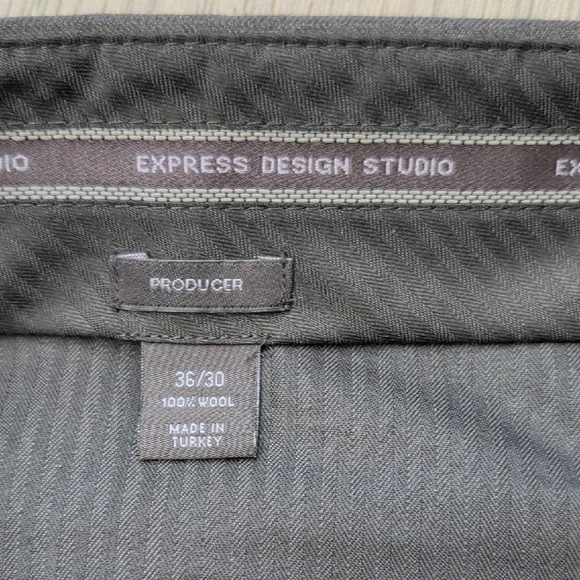 Men's Pinstripe Blazer - Black - Picture 12 of 12